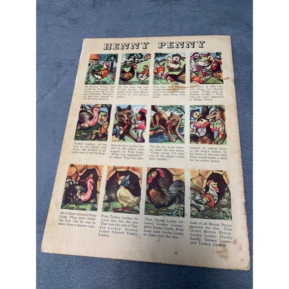 Vintage 1940s Childrens Book "16 Nursery Tales" Illustrated Paperback - Picture 2 of 7